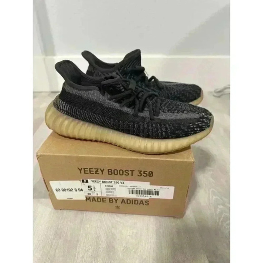 Adidas Yeezy Boost 350 V2 Carbon Asriel Men Size 5 1/2 FZ5000